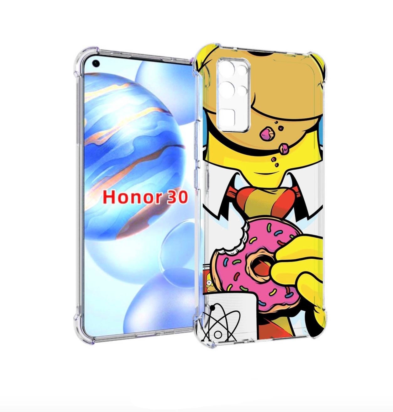 

Чехол бампер MyPads Пончик для Honor 30 (BMH-AN10) противоударный, Прозрачный, Tocco