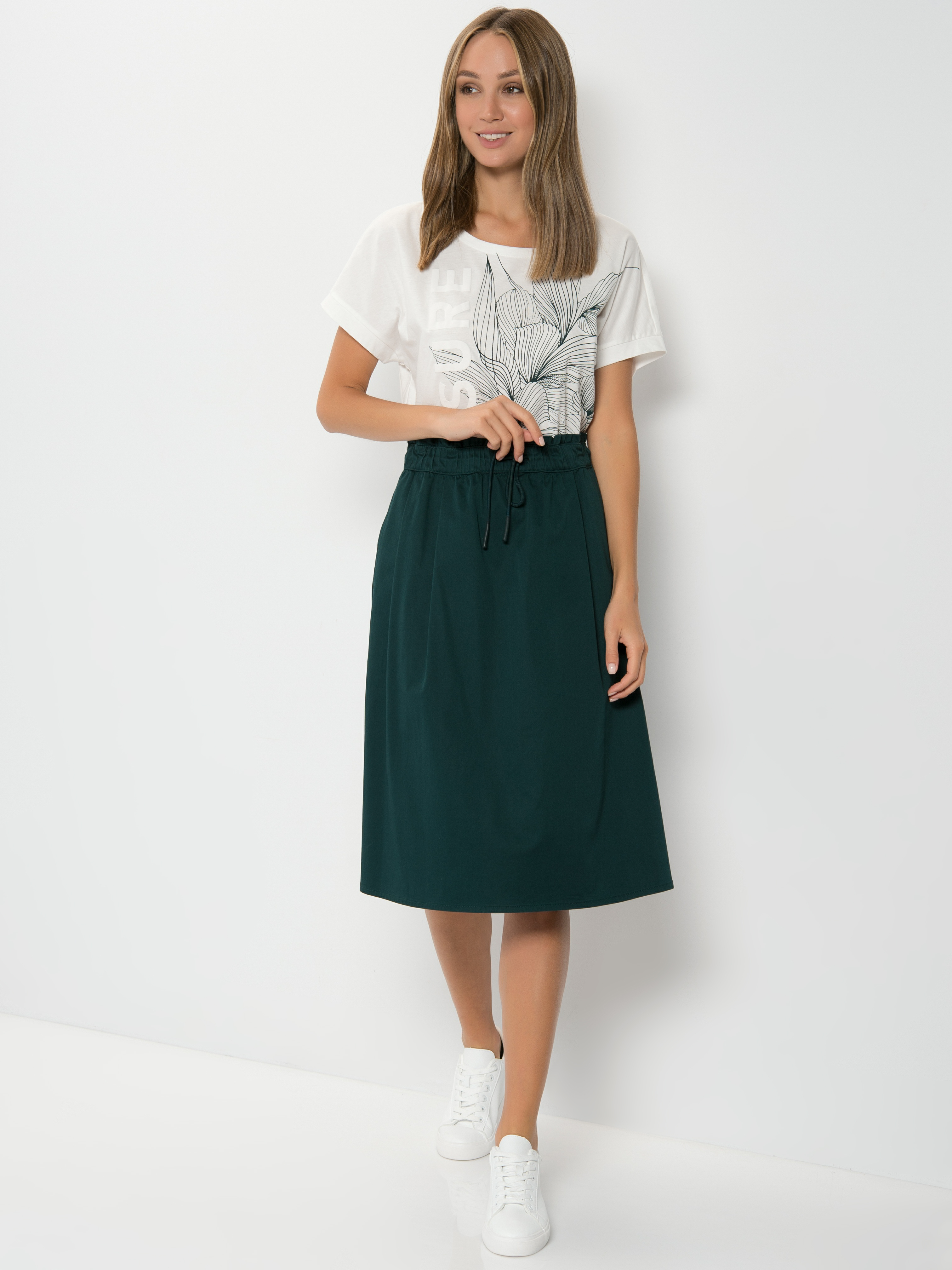 

Футболка женская Gerry Weber 770229-35028-99700 белая 42, 770229-35028-99700
