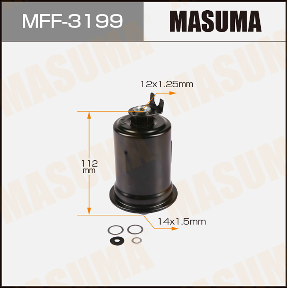 

MASUMA MFF3199 Фильтр топл.TOYOTA COROLLA 1.3-1.6L 95-00