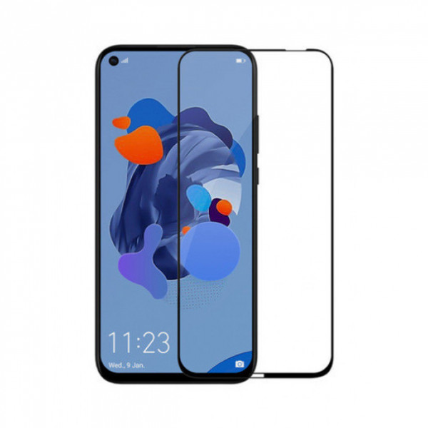 Защитное стекло 5D Full Cover для Huawei Nova 5i / P20 Lite (2019) (Черный)