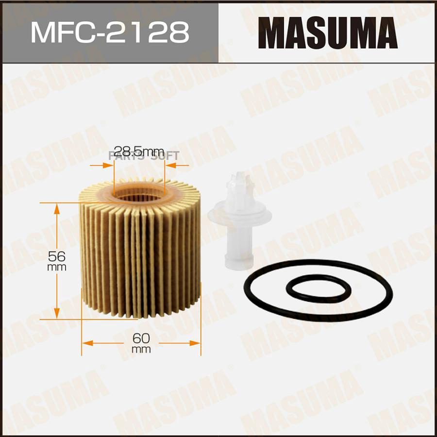 

MASUMA MFC2128 Фильтр масл.TOYOTA COROLLA 1.3 08 =