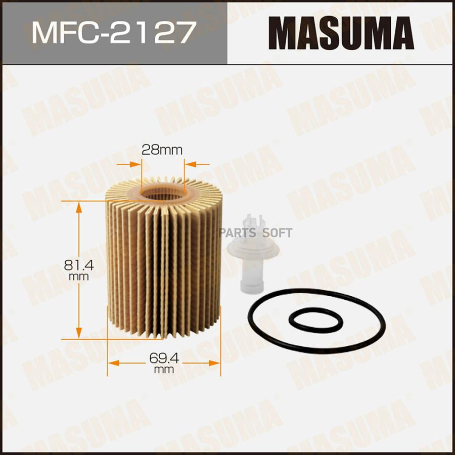 

MASUMA MFC2127 Фильтр масл.LEXUS GS, IS, RC 2.5, 3.5, 4.6, 5.0 05 =