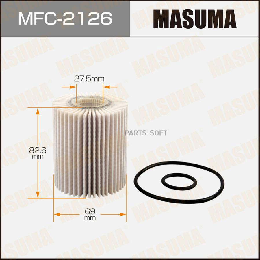 

MASUMA MFC2126 Фильтр масл.TOYOTA CROWN 03-12, MARK X 04=