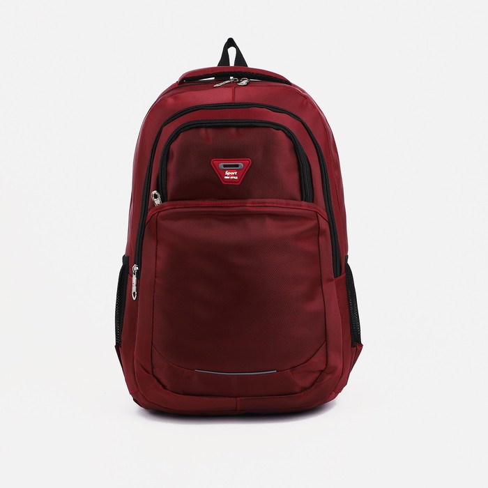 

Рюкзак мужской NoBrand Классик бордовый, 31х14х47 см, Классик