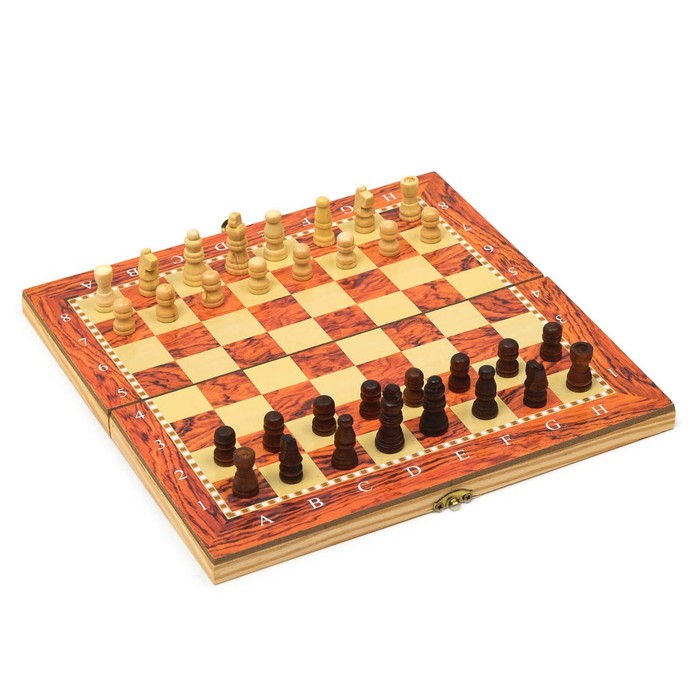 

Настольная игра 3 в 1 "Монтел": нарды, шашки, шахматы, 24 х 24 см