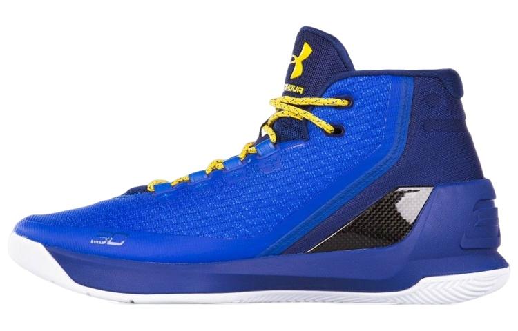 

Кроссовки унисекс Under Armour Curry 3 синие 44 EU, Синий, Curry 3