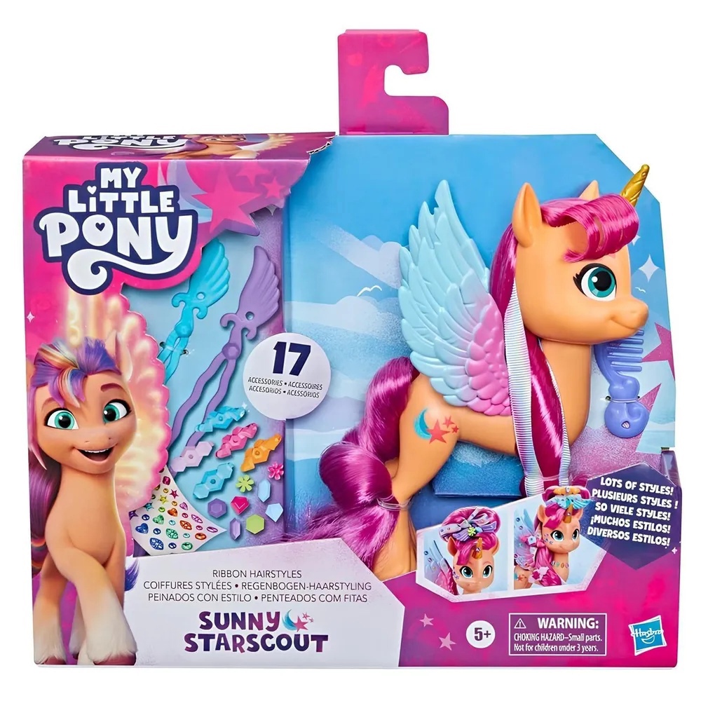 Фигурка Hasbro My Little Pony Sunny Starscout 17 аксессуаров F3873 10869 пазл мини оригами my little pony movie радуга дэш 24эл 130х180 фигурка с магнитиком