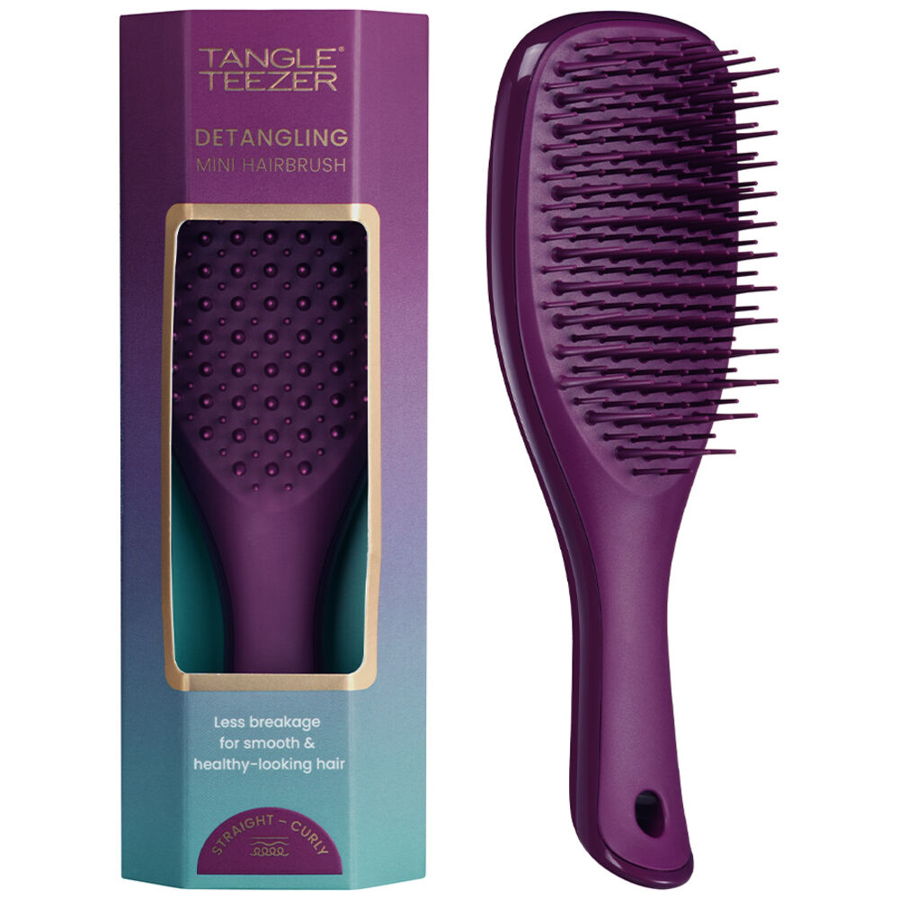 

Расческа Tangle Teezer The Wet Detangler Mini Midnight Plum, Фиолетовый, TT-10204-022-1