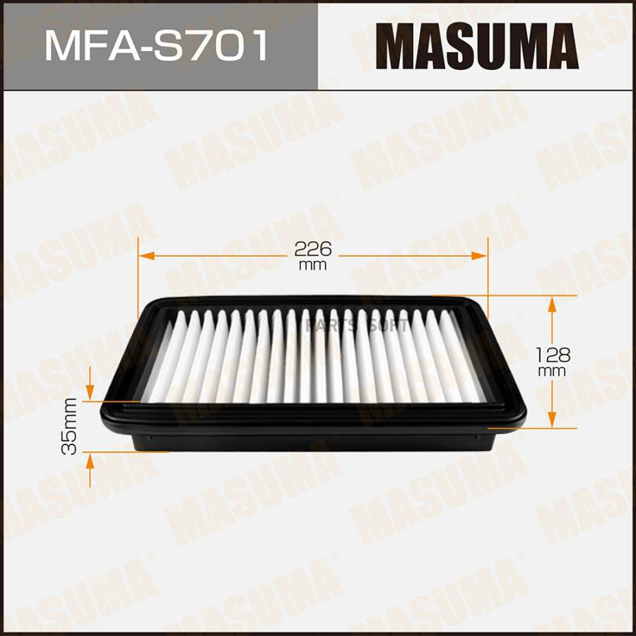 

MASUMA MFAS701 Фильтр возд.SUZUKI SX4 1.5-1.6L 2006=