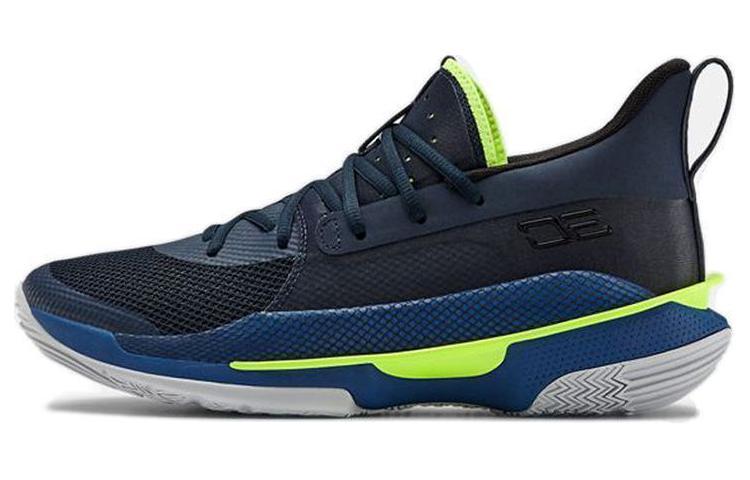 

Кроссовки унисекс Under Armour Curry 7 7 черные 44.5 EU, Черный, Curry 7 7