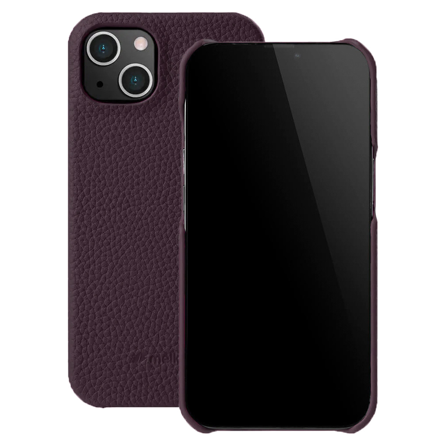

Кожаный чехол накладка Melkco Snap Cover для iPhone 15, сиреневый, Фиолетовый, Melkco Snap Cover для iPhone 15