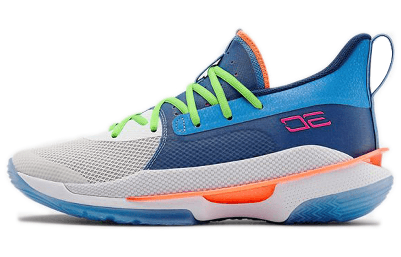 

Кроссовки унисекс Under Armour Curry 7 7 белые 41 EU, Белый, Curry 7 7