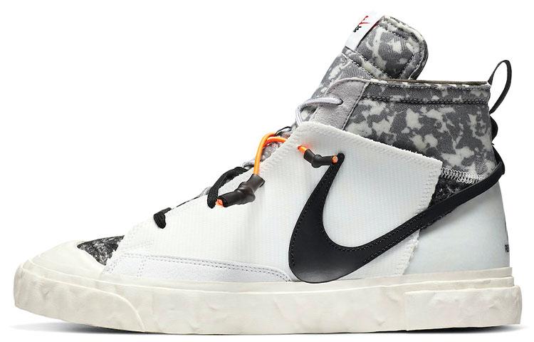 

Кеды унисекс Nike READYMADE x Nike Blazer белые 43 EU, Белый, READYMADE x Nike Blazer