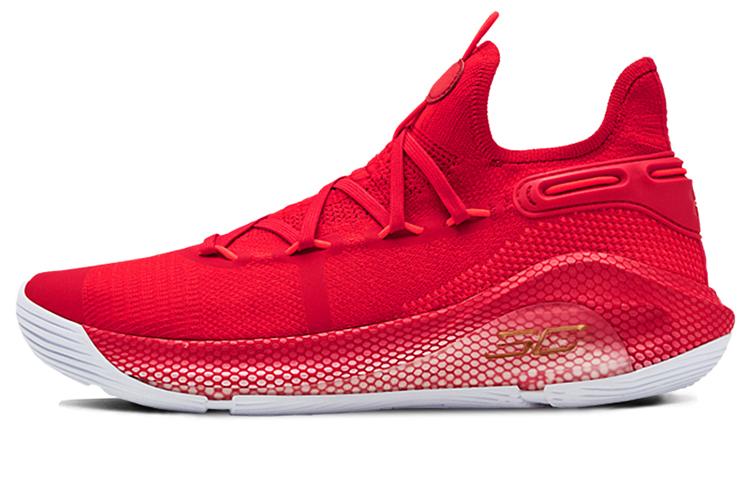 

Кроссовки унисекс Under Armour Curry 6 красные 45.5 EU, Красный, Curry 6