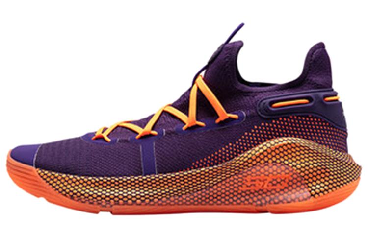 

Кроссовки унисекс Under Armour Curry 6 6 фиолетовые 45 EU, Фиолетовый, Curry 6 6