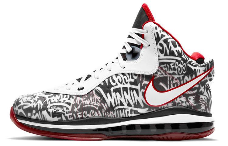 

Кроссовки унисекс Nike Lebron 8 QS Graffiti серые 42.5 EU, Серый, Lebron 8 QS Graffiti