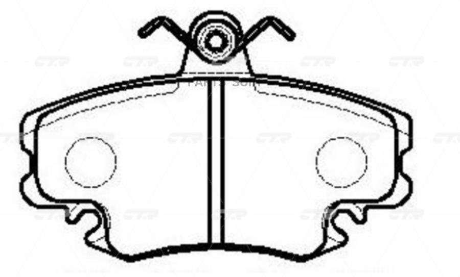 

Колодки тормозные RENAULT 15- передн. CTR GK0925