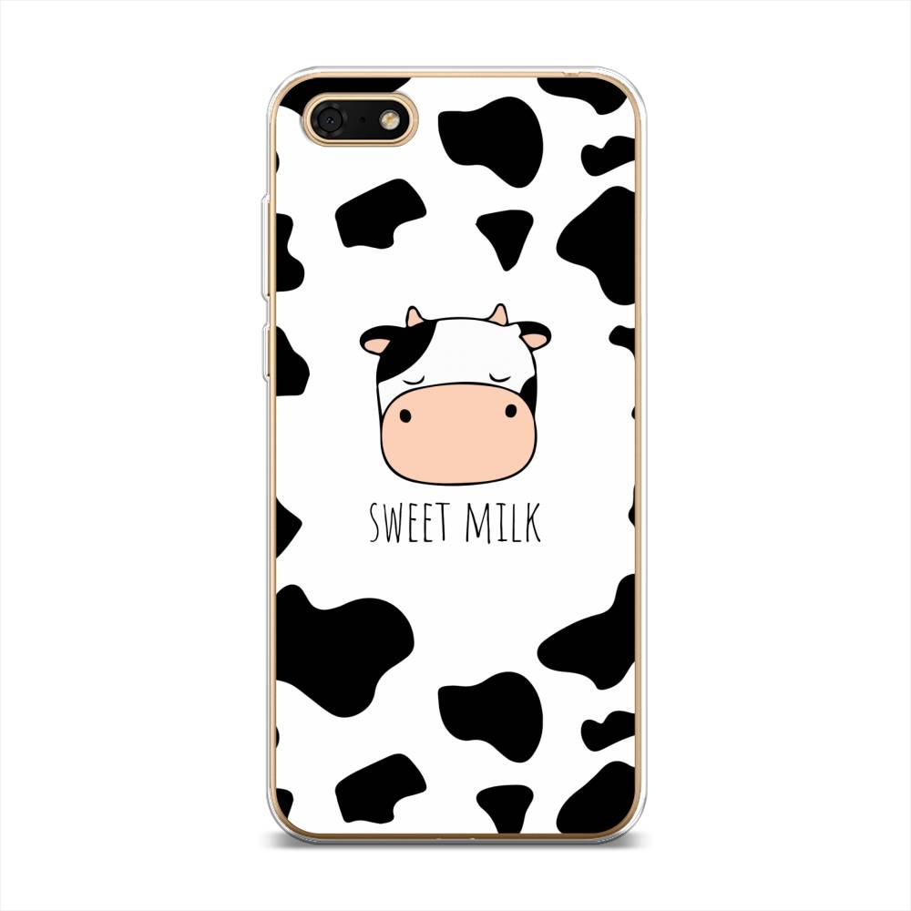 

Чехол на Huawei Honor 7A "Sweet milk", Розовый;белый;черный, 65250-1