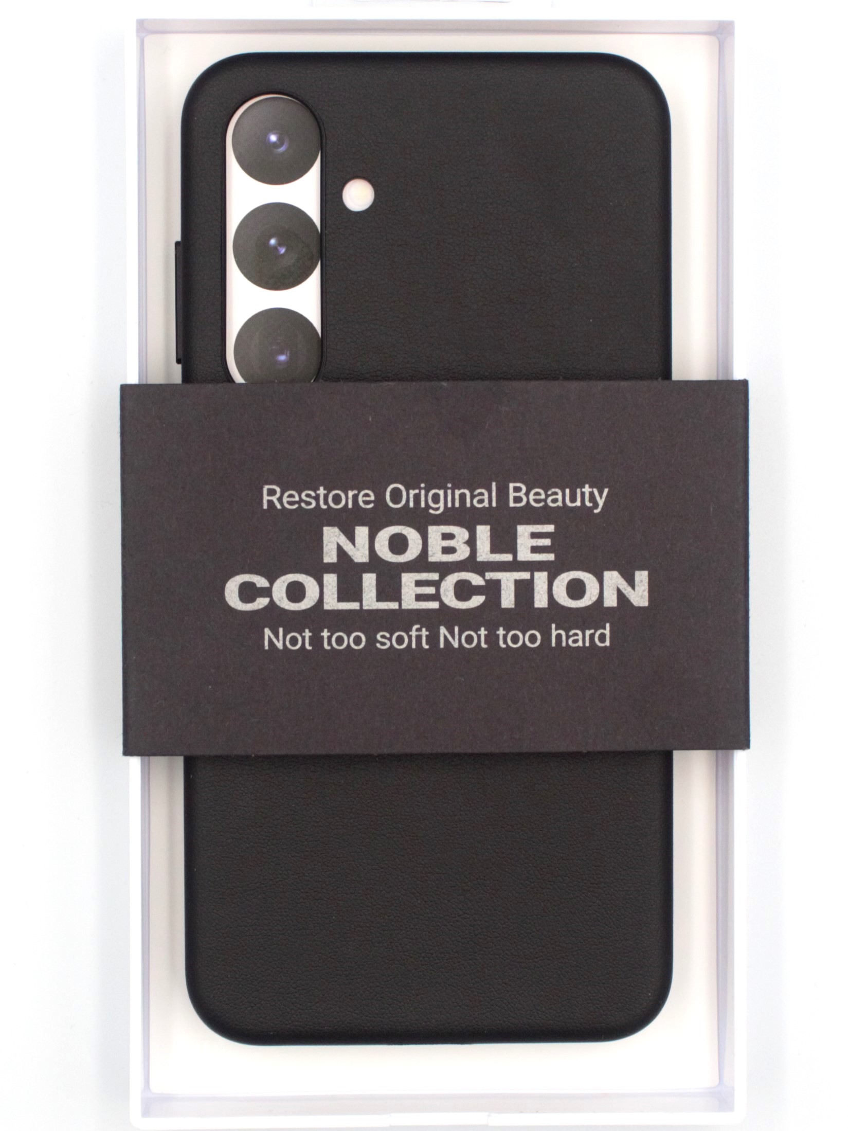 Чехол для Samsung Galaxy S24 NOBLE COLLECTION-Чёрный
