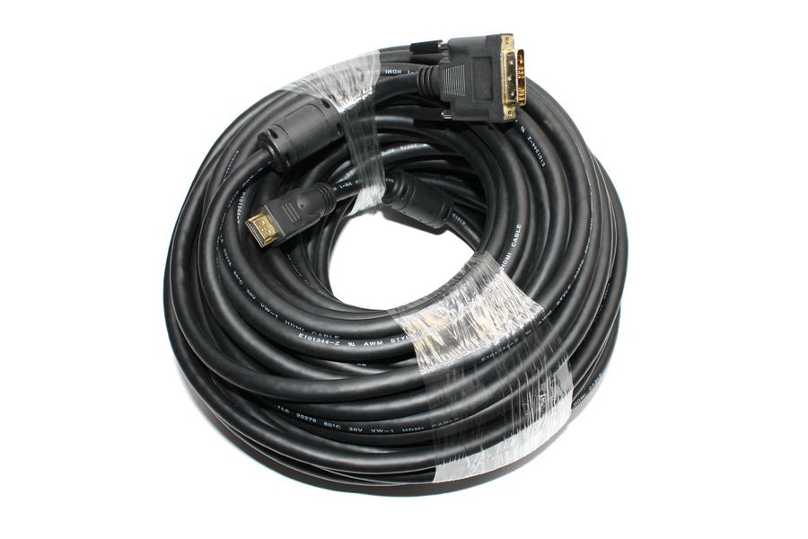 

Шнур HDMI-DVI 30м Gembird