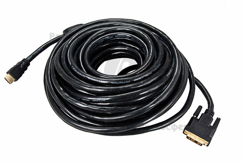 

Шнур HDMI-DVI 20м