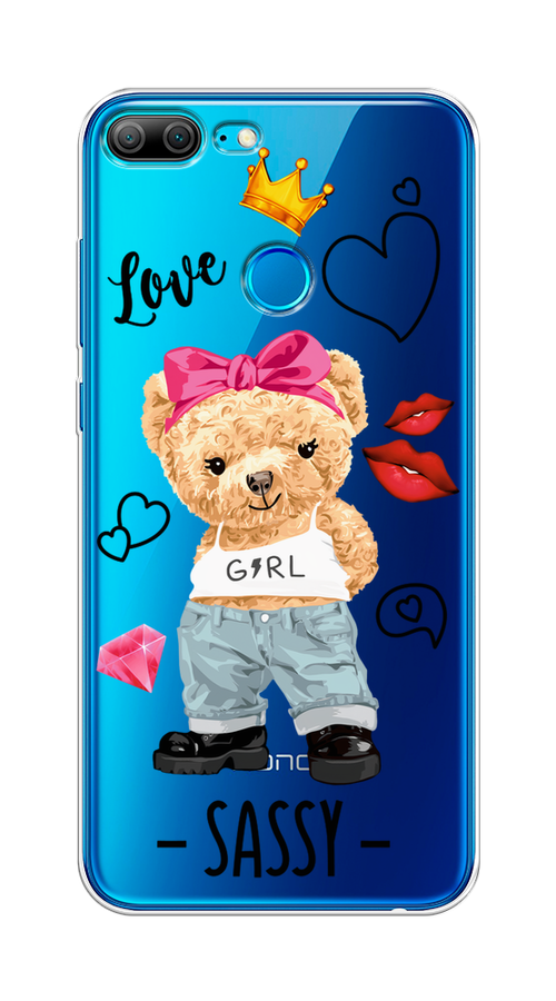 

Чехол на Honor 9 Lite "Sugar Mommy", Голубой;белый;розовый, 64250-6