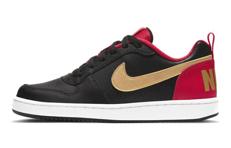 

Кеды унисекс Nike Court Borough Low BG GS черные 39 EU, Черный, Court Borough Low BG GS