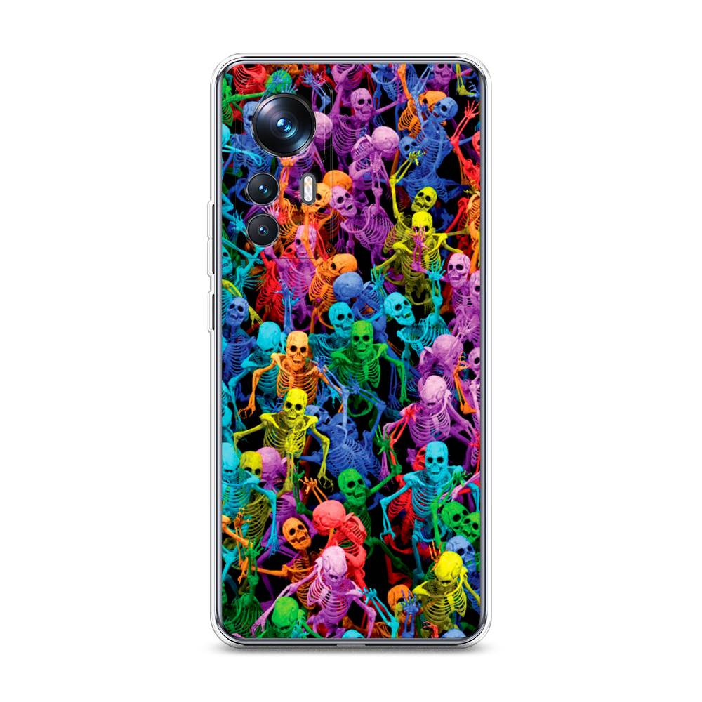 

Чехол на Xiaomi 12T Pro "Вечеринка скелетов", Фиолетовый;желтый;оранжевый, 315750-6
