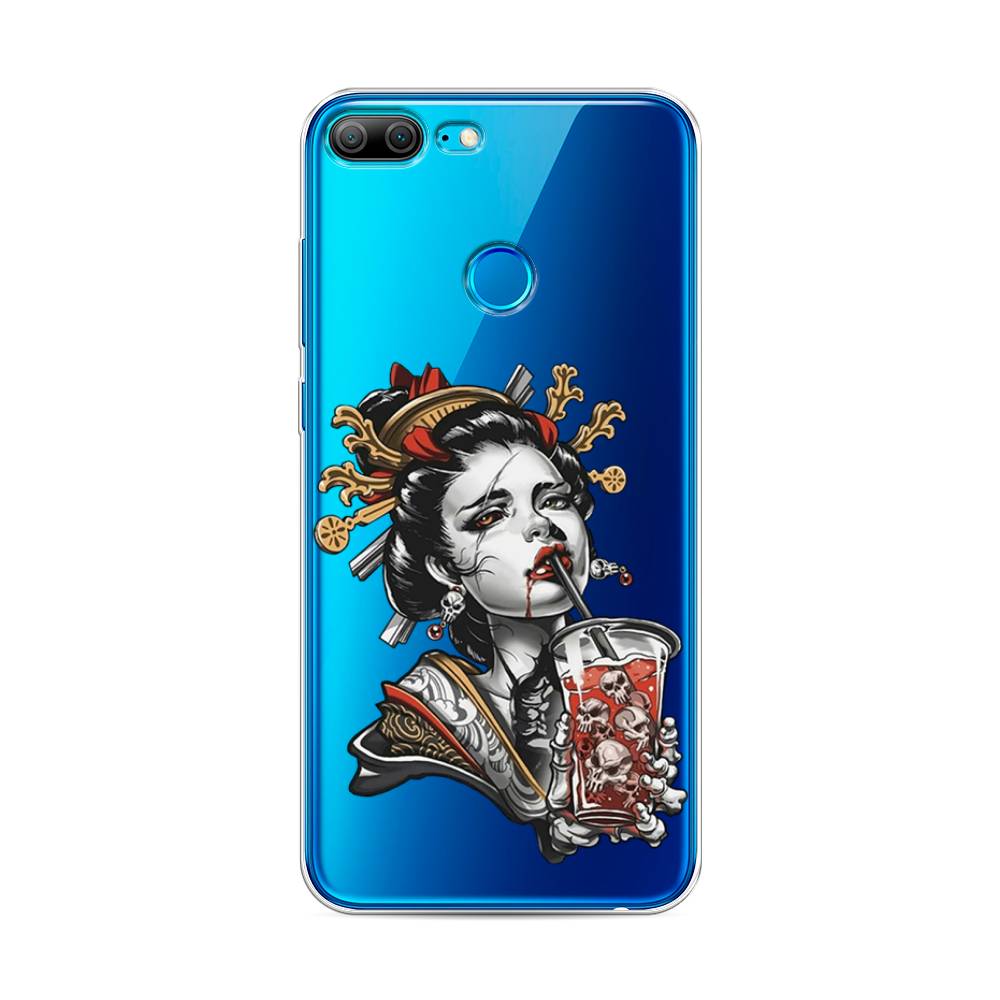 

Чехол для Honor 9 Lite "Опасная гейша", Красный;черный;серый, 64250-4