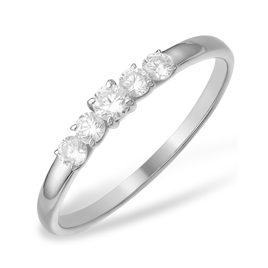 

Кольцо из серебра р. 16,5 ЯХОНТ Золотой 2716108, фианит, 2716108