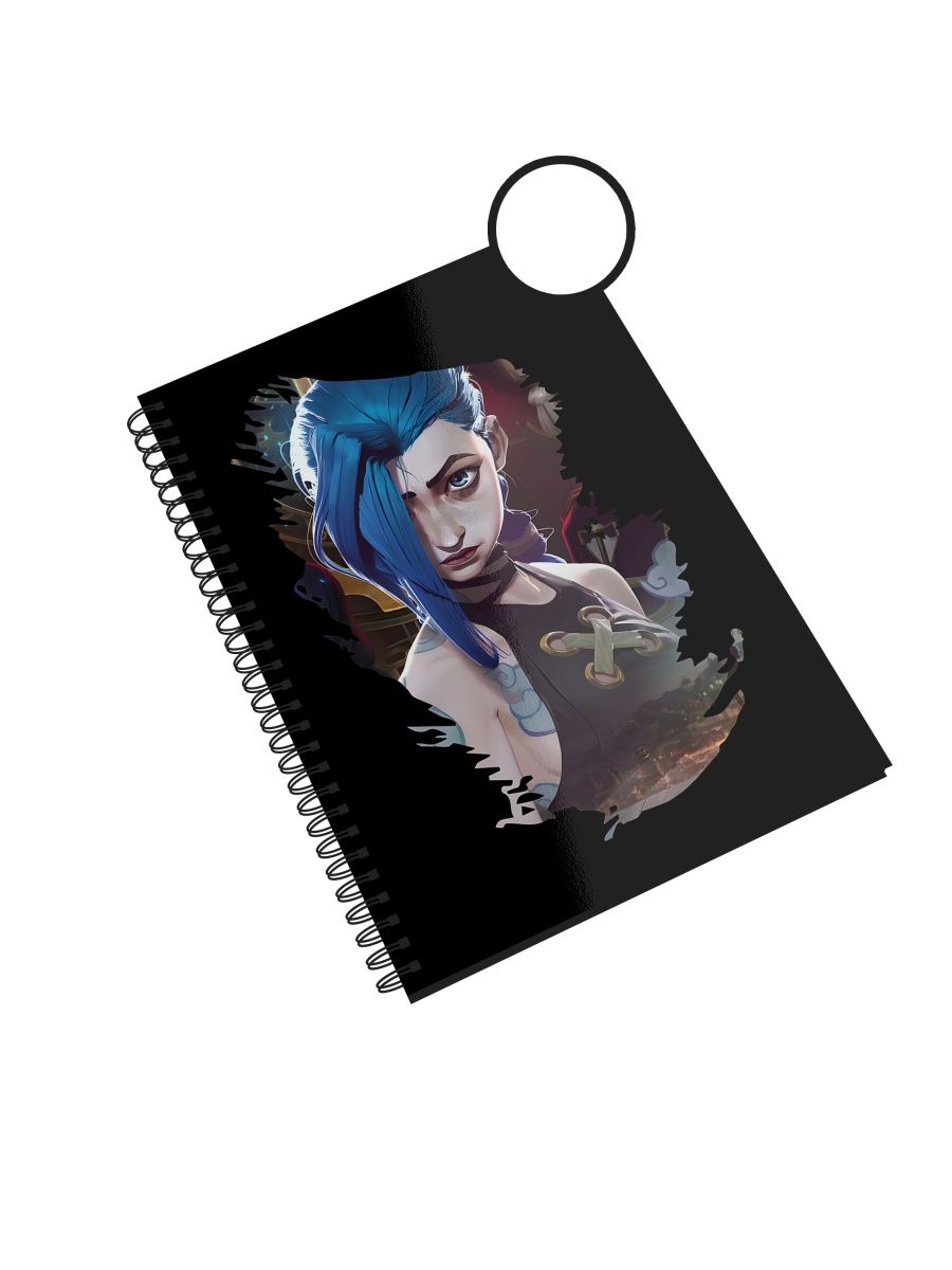 

Блокнот Каждому Своё "Джинкс/Аркейн/Лига Легенд/LoL" NP-GMARC24-A5/1 A5 48л, NP-GMARC24-A5/1