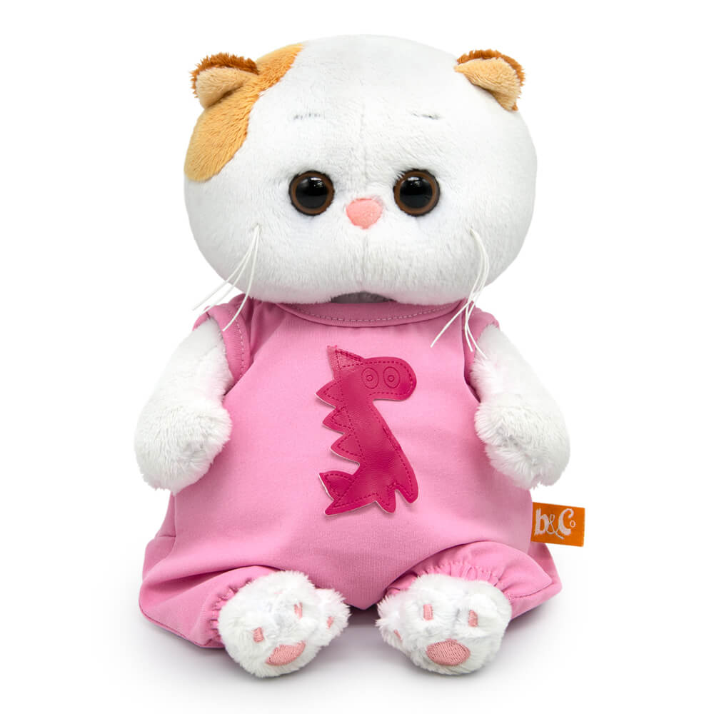 

Игрушка мягкая BUDI BASA Ли-Ли BABY в комбинезоне с драконом 20см, Серый