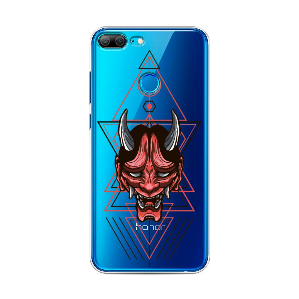 

Чехол для Honor 9 Lite "Hanya Oni mask", Серый;красный;черный, 64250-4