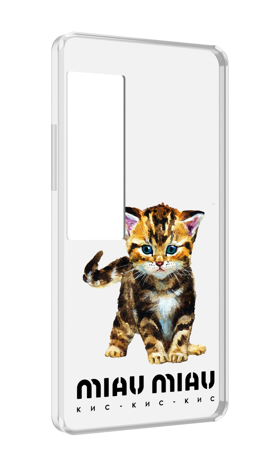 

Чехол MyPads Бренд miau miau для Meizu Pro 7 Plus, Прозрачный, Tocco