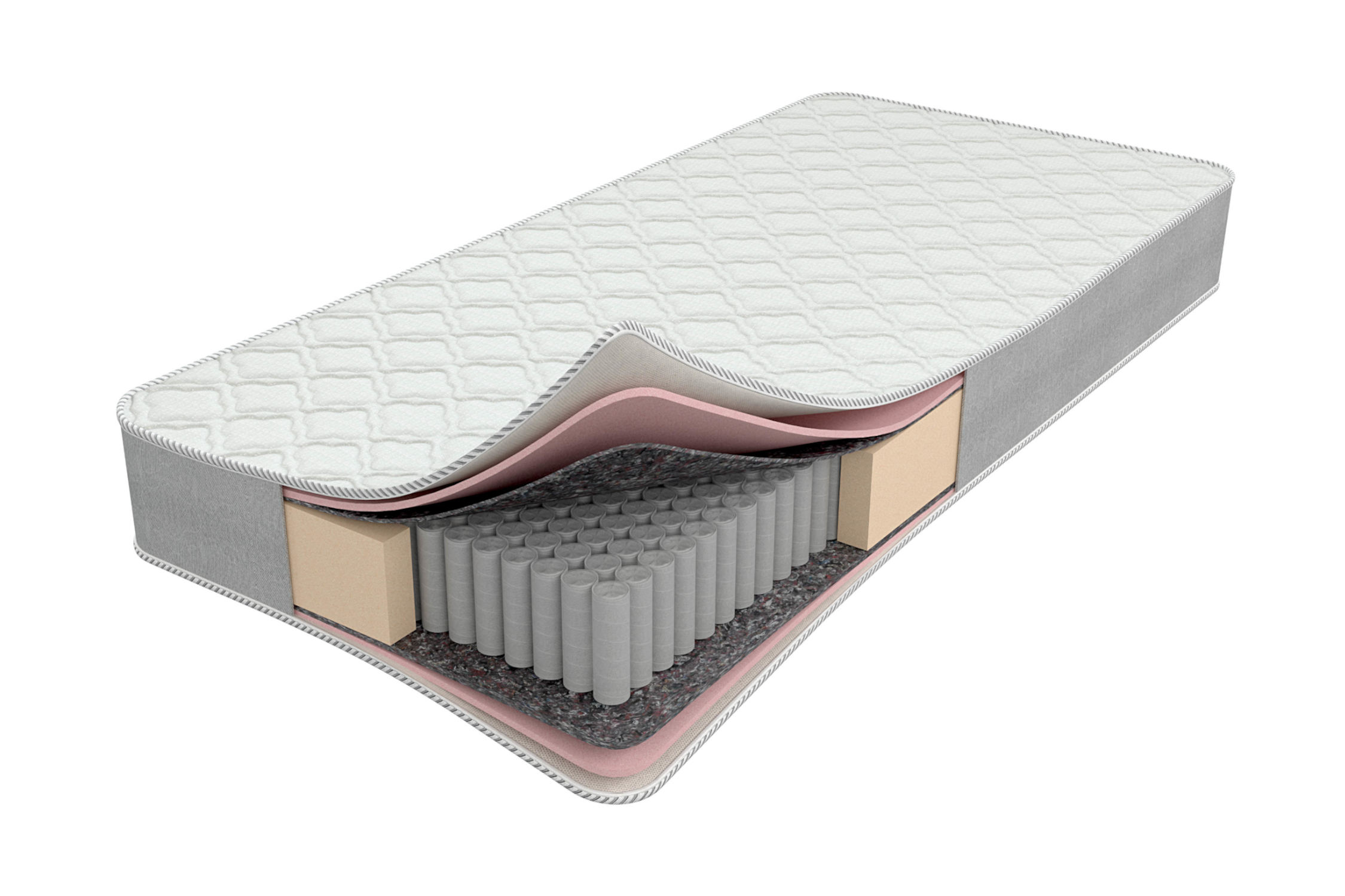 

Матрас Foam TFK 19 см 160х200, Белый;серый