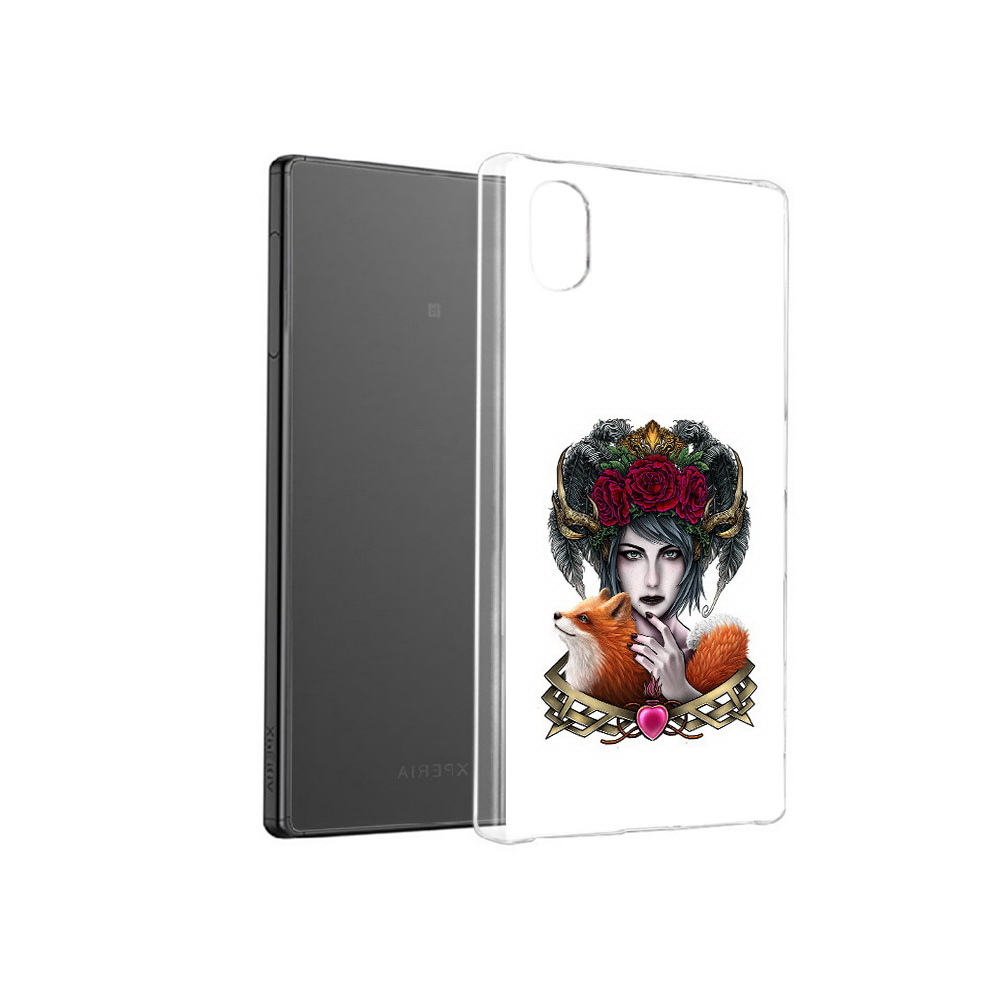 

Чехол MyPads Tocco для Sony Xperia X девушка с лисой, Прозрачный, Tocco