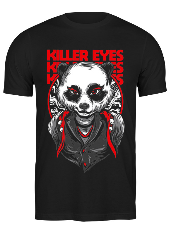 

Футболка унисекс Printio killer eyes черная 3XL, Черный, killer eyes