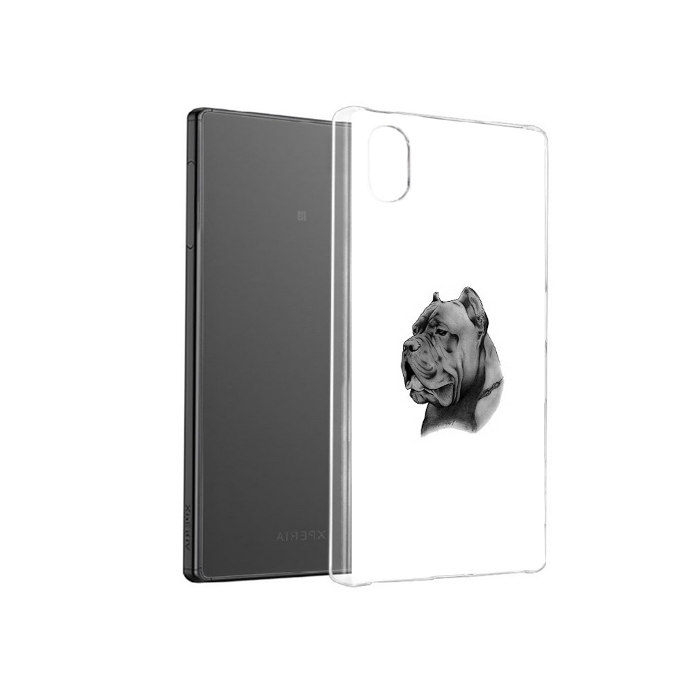 

Чехол MyPads Tocco для Sony Xperia X грозный бульдог, Прозрачный, Tocco