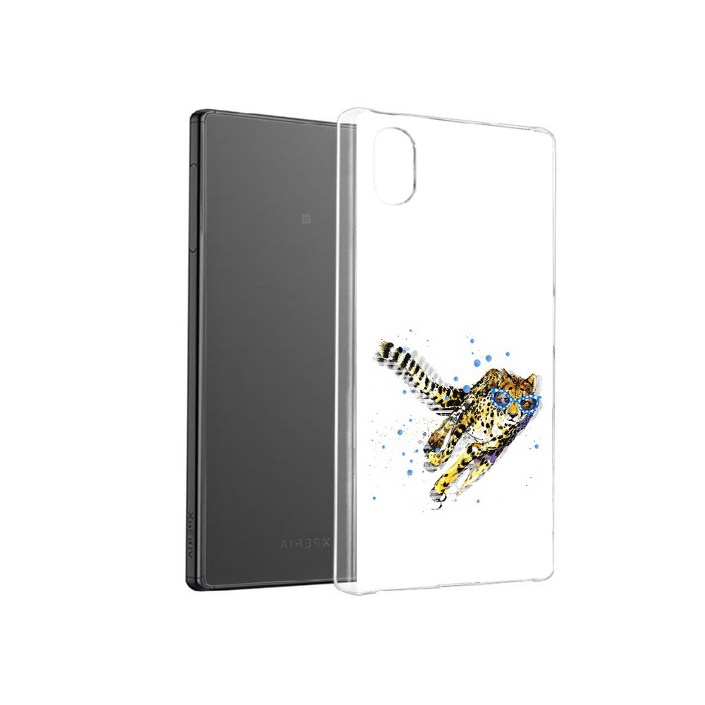 

Чехол MyPads Tocco для Sony Xperia X гепард в очках, Прозрачный, Tocco