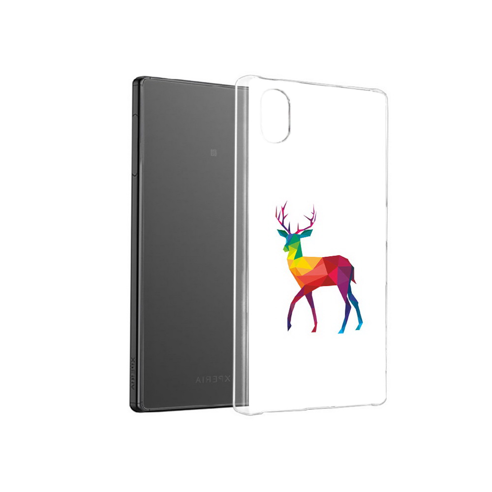 

Чехол MyPads Tocco для Sony Xperia X геометрический олень, Прозрачный, Tocco
