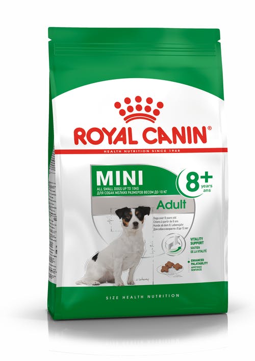 

Сухой корм для собак Royal Canin Mini Adult 8+, для малых пород 2 кг, Mini Adult 8+