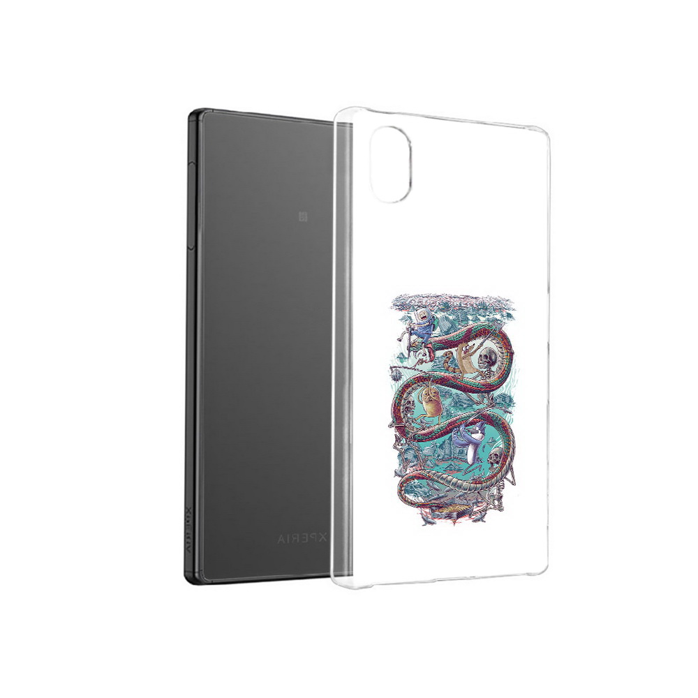 

Чехол MyPads Tocco для Sony Xperia X время приключений страшилка, Прозрачный, Tocco