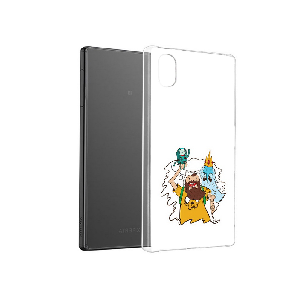 

Чехол MyPads Tocco для Sony Xperia X время приключений старый Финн, Прозрачный, Tocco
