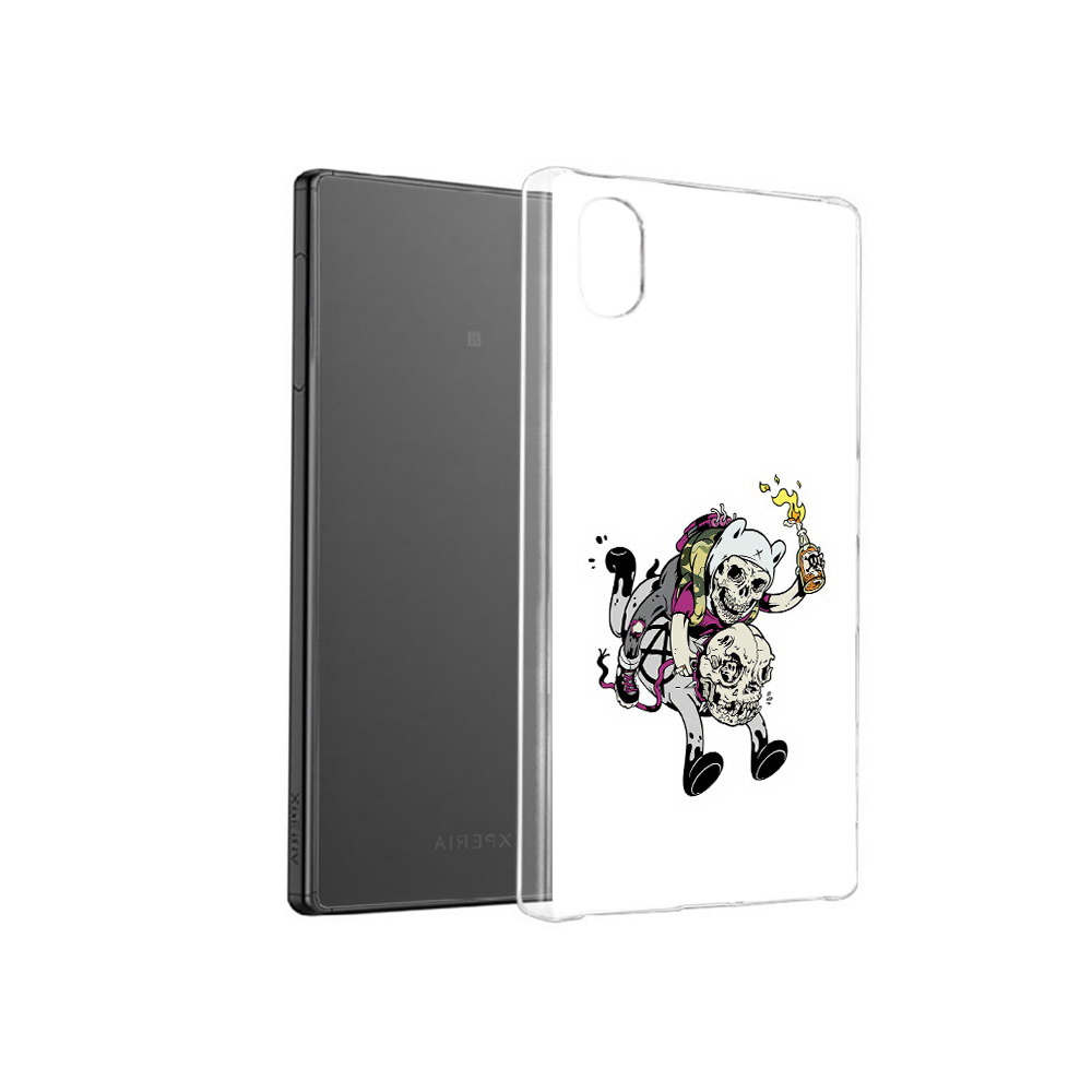 

Чехол MyPads Tocco для Sony Xperia X время приключений скелеты, Прозрачный, Tocco
