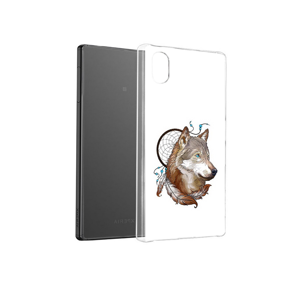 

Чехол MyPads Tocco для Sony Xperia X волк и ловец снов, Прозрачный, Tocco