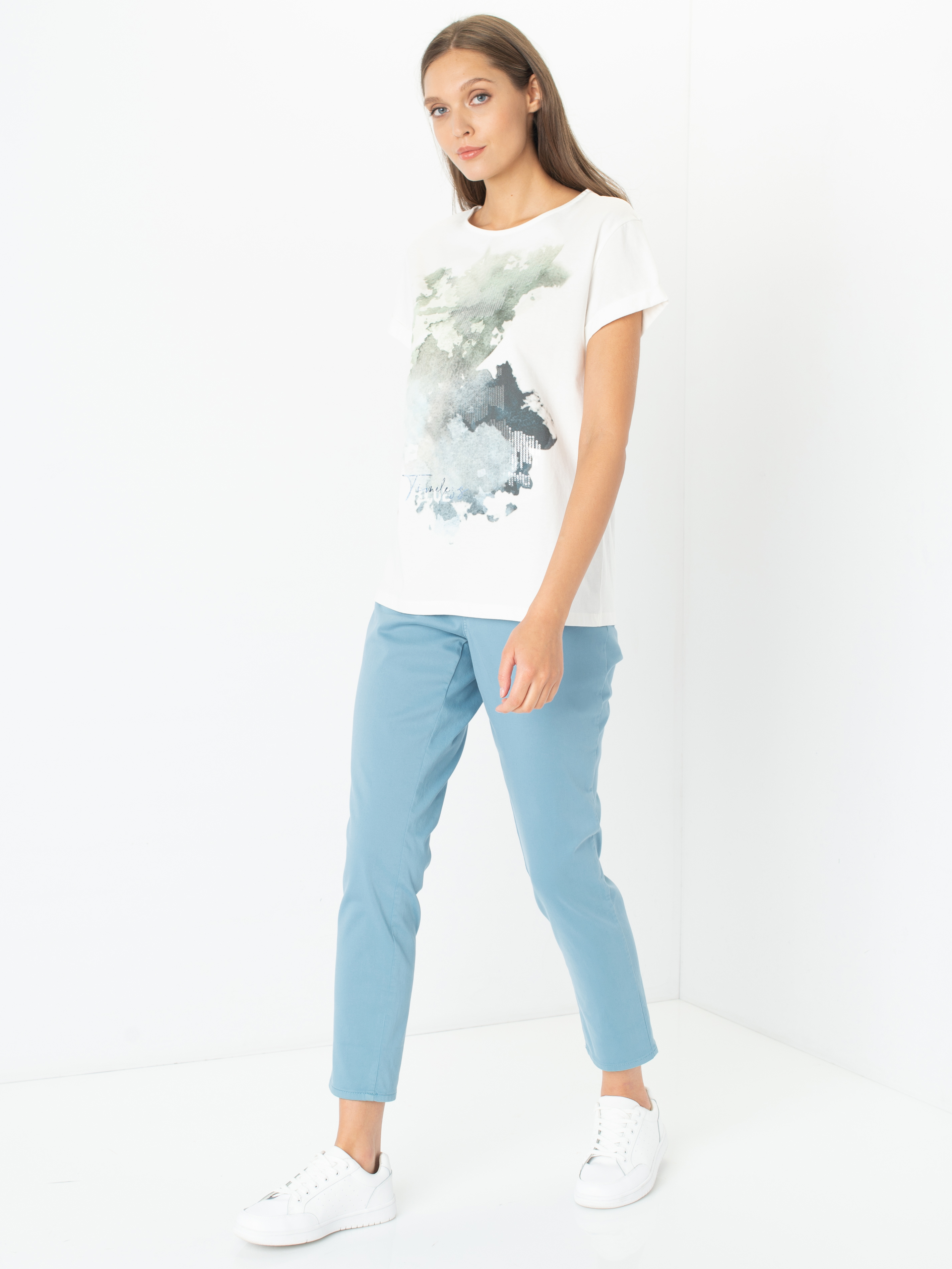 

Футболка женская Gerry Weber 770049-44026-99700 белая 46, 770049-44026-99700