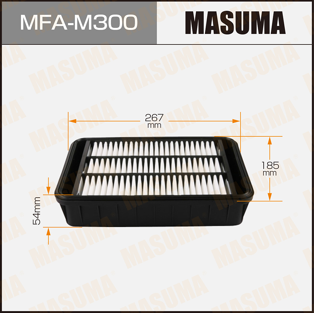 

MASUMA MFA-M300 Фильтр возд.MITSUBISHI LANCER/OUTLANDER/CITROEN C-CROSSER/PEUGEOT 4007 200