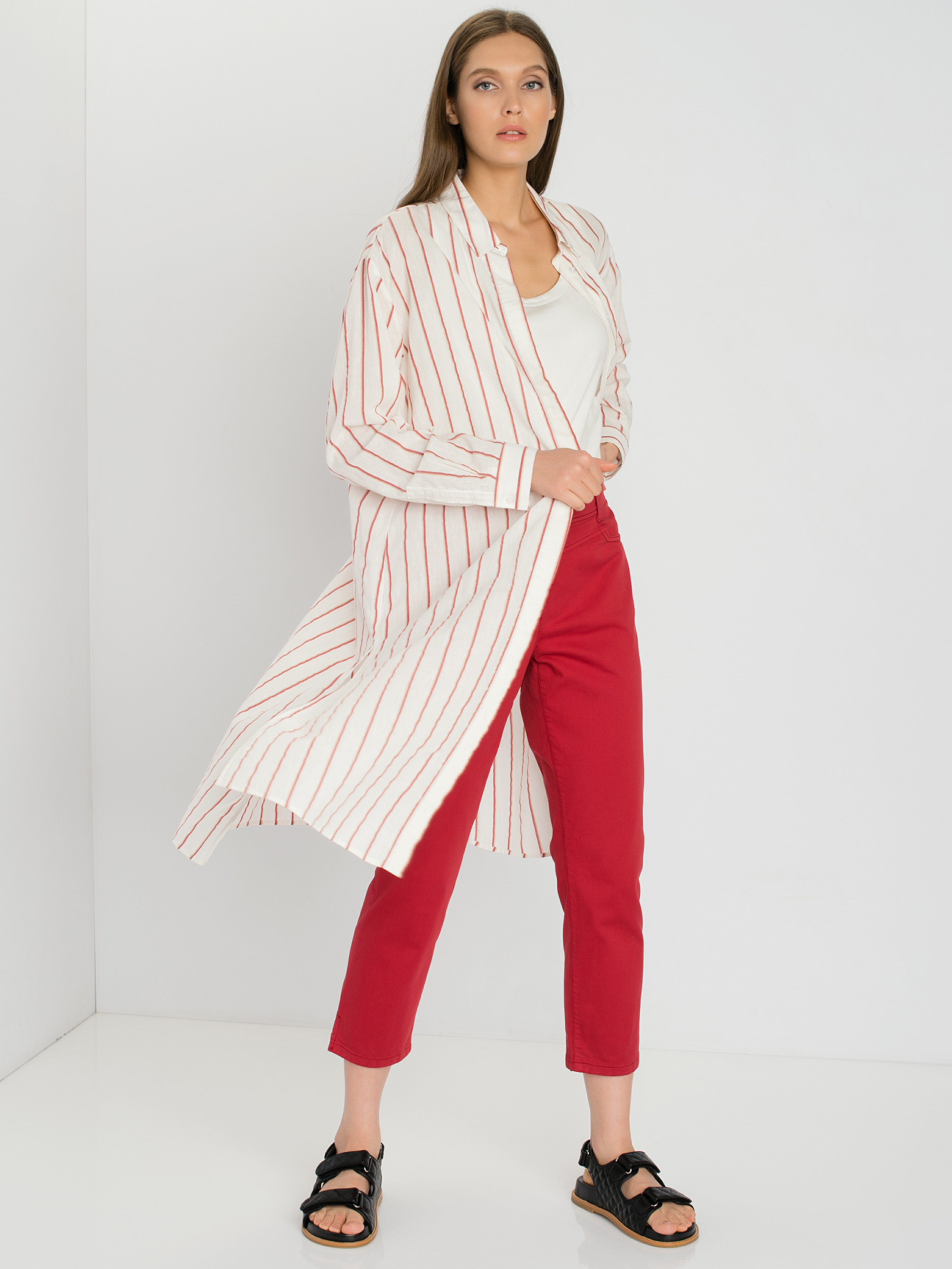 

Рубашка женская Gerry Weber 760047-31425-9067 белая 38, 760047-31425-9067