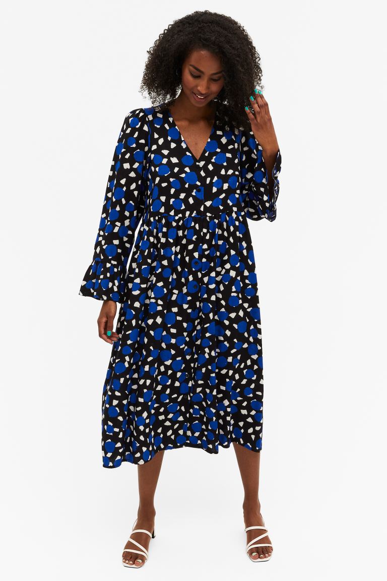 

Платье женское Monki 1134819002 синее 2XS (доставка из-за рубежа), 1134819002