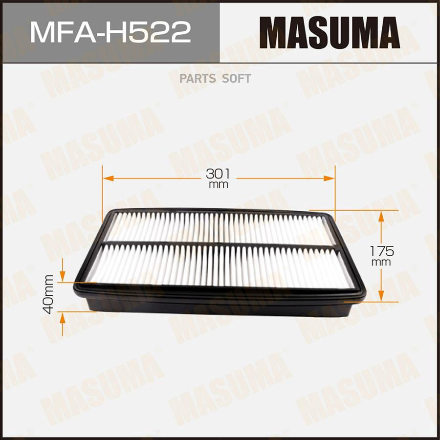 Фильтр воздушный HONDA -11 MASUMA MFA-H522 100040182877